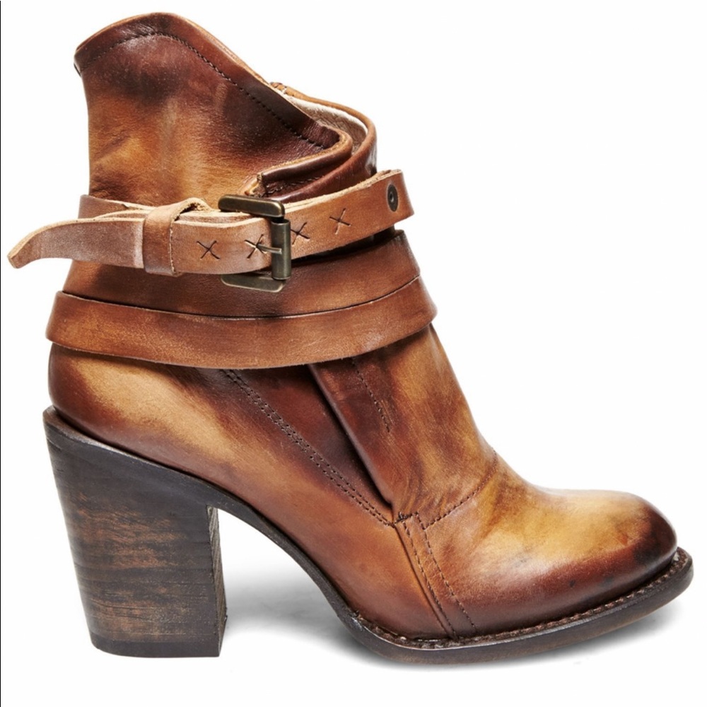 Freebird by Steven Blaze Cognac Bootie